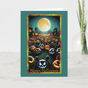 Pumpkin Patch Halloween-kort Kort