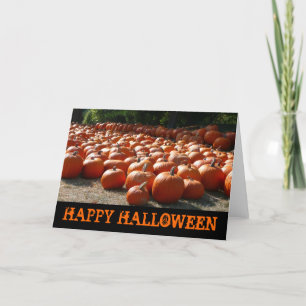 Pumpkin Patch Happy halloween Kort