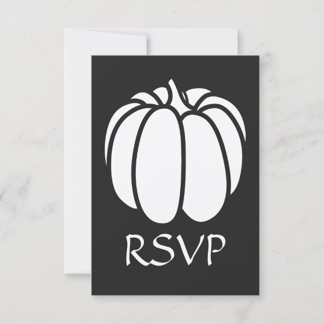 Pumpkin Patch i Black OSA kort (Framsida)