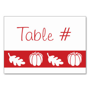 Pumpkin Patch i Cherry Bord Card Bordsnummer