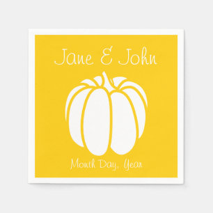 Pumpkin Patch i Gult Napkins Pappersservett