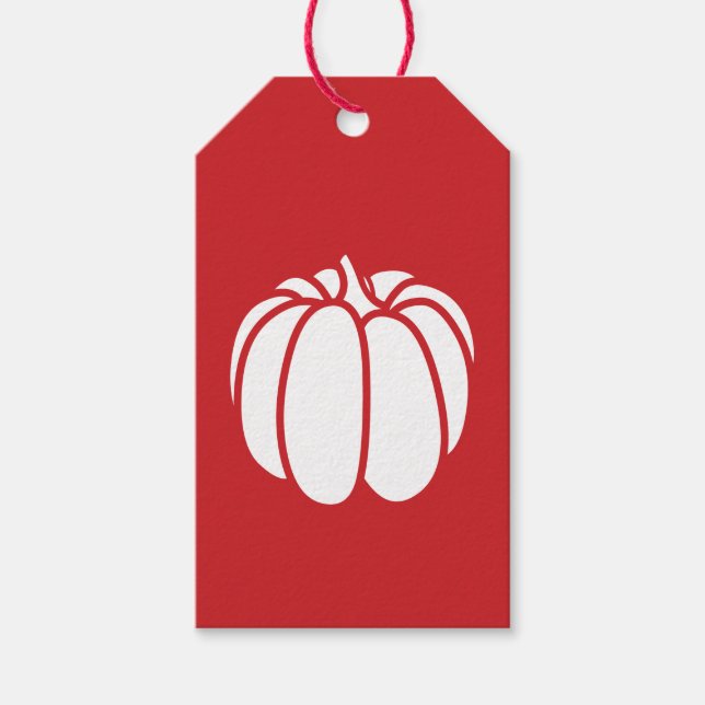 Pumpkin Patch i Märkrn Cherry Gift Presentetikett (Framsidan)