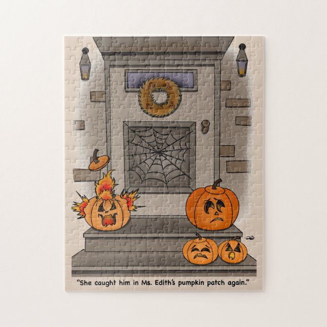 Pumpkin Patch Jigszle Puzzle Pussel (Vertikal)