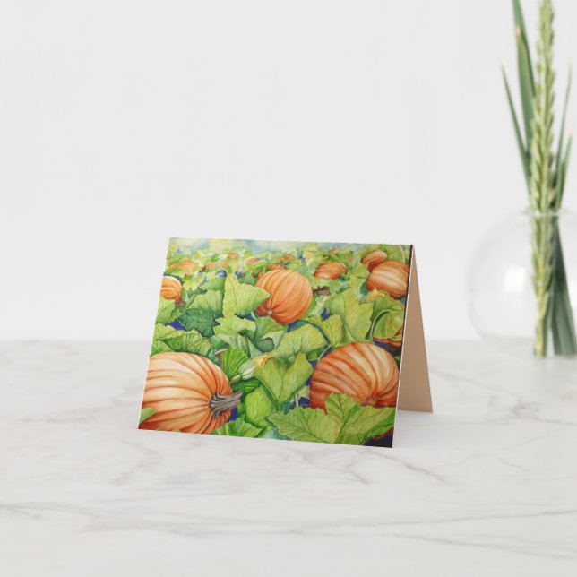 Pumpkin Patch Kort (Framsida)