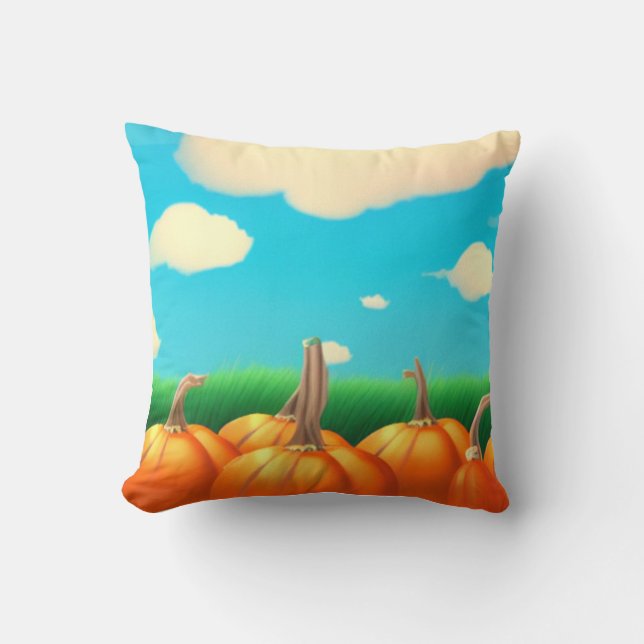 Pumpkin Patch Kudde (Framsida)