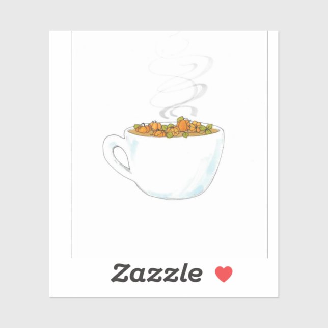 Pumpkin Patch Latte Klistermärken (Ark)