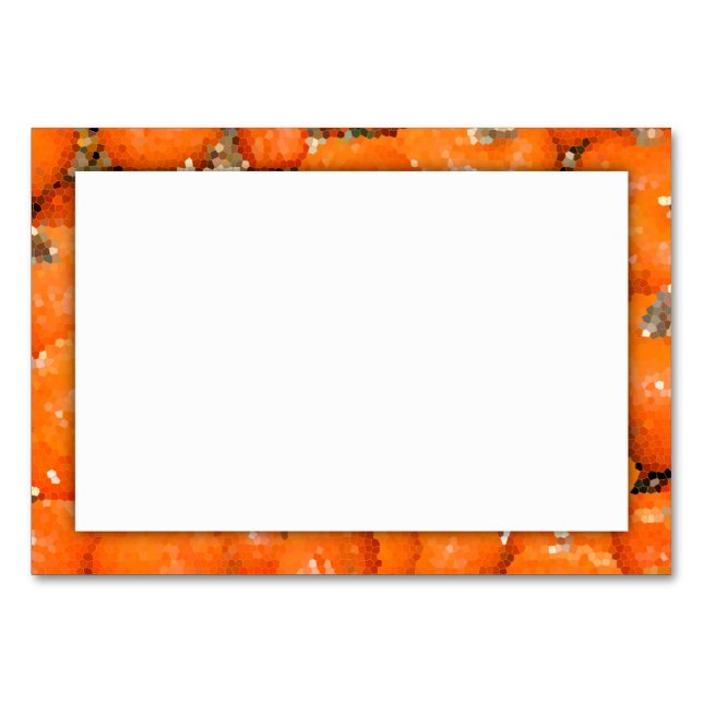 Pumpkin Patch Mosaic Bordsnummer (Framsidan)