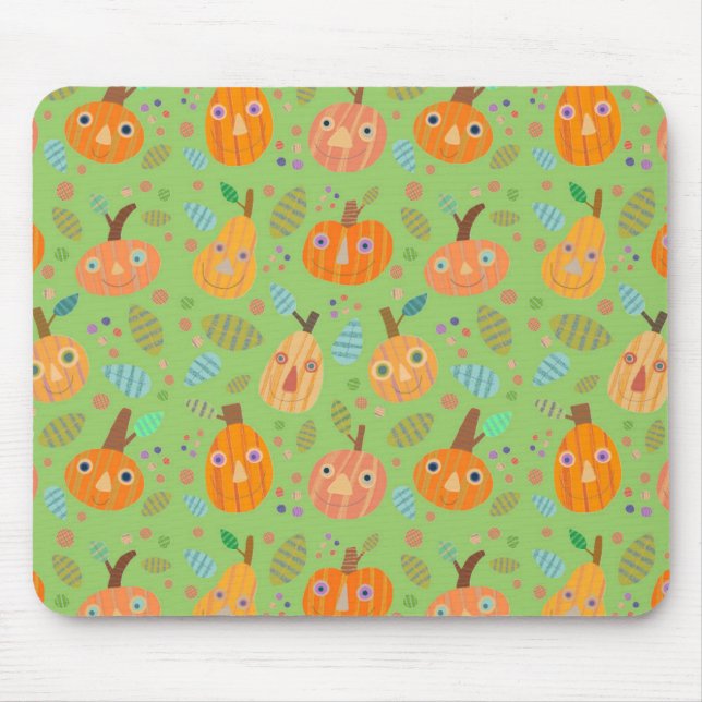 Pumpkin Patch Mouse Pad Musmatta (Framsidan)