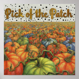 Pumpkin Patch: Plocka av Patch-Poster Poster