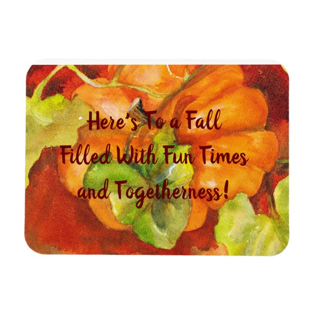 Pumpkin Patch Pumpkin Fall Magnet (Horisontell)