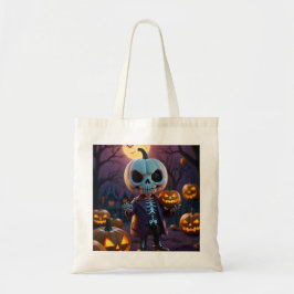 Pumpkin Patch Skeleton Assion Tygkasse