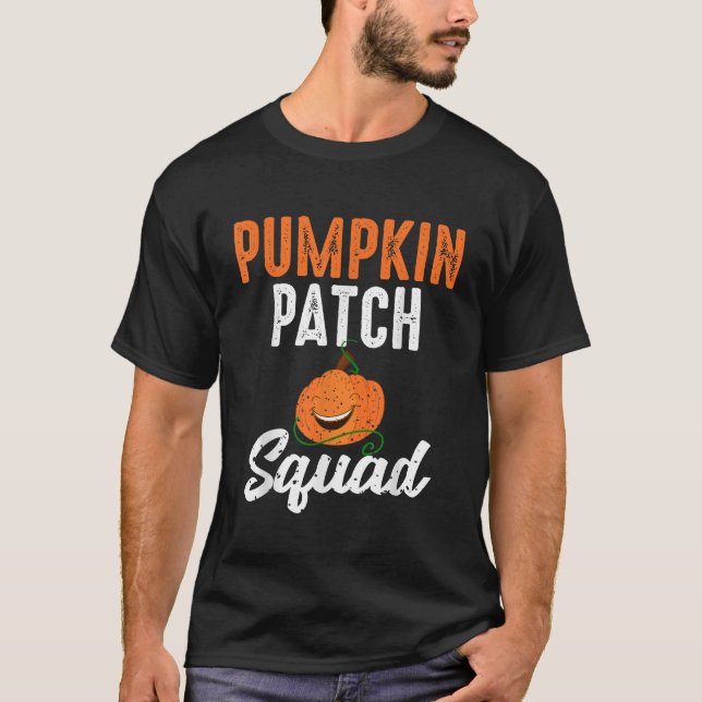 Pumpkin Patch Squad T Shirt (Framsida)