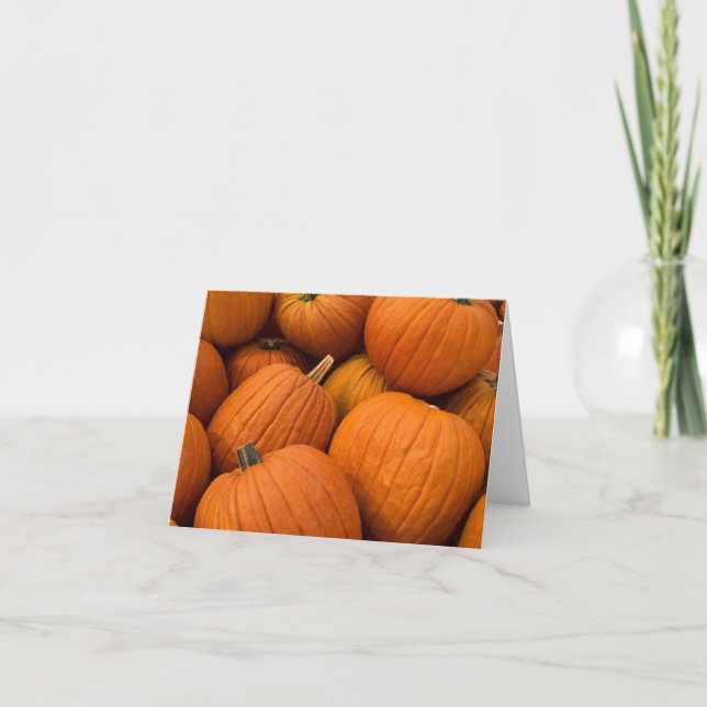 Pumpkin Patch - tackkort (Framsida)