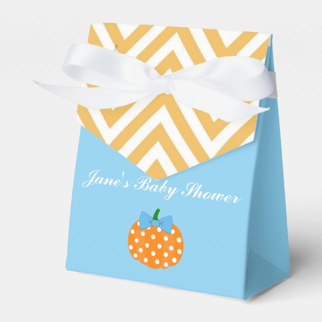 Pumpkin Patch ThGodtycke Boy Shower-förmånslåda Presentaskar (Framsidan Sidan)