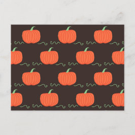Pumpkin Patch-vykort (Brown & Orange) Helg Vykort
