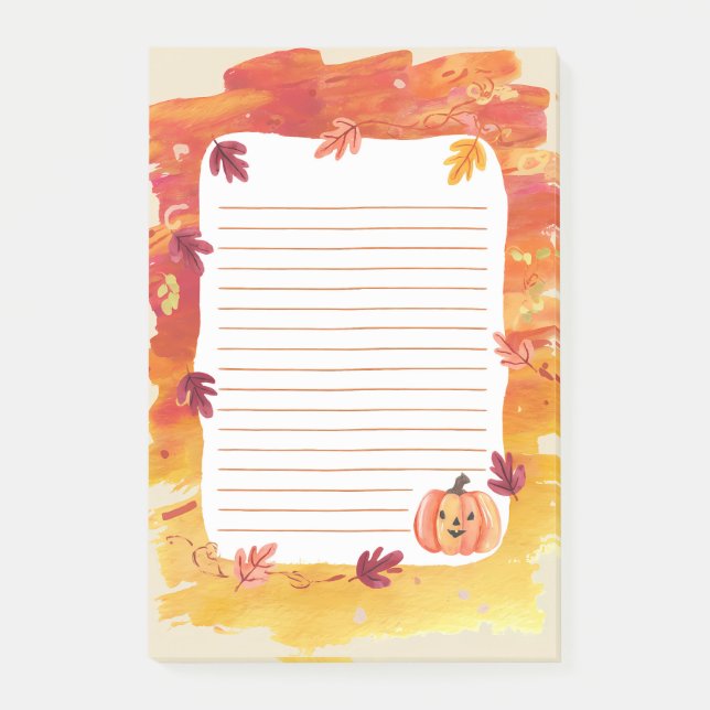 Pumpkin Patch Whispers Post-it Block (Framsida)