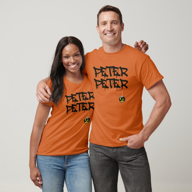 Pumpkin Peter Halloween Costume Scary T Shirt (Unisex)
