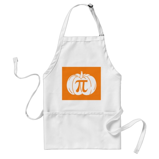 Pumpkin Pi Halloween Förkläde (Framsidan)