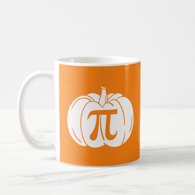 Pumpkin Pi Halloween Kaffemugg (Vänster)