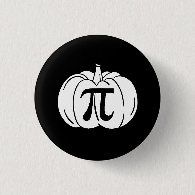 Pumpkin Pi Halloween Knapp (Framsida)