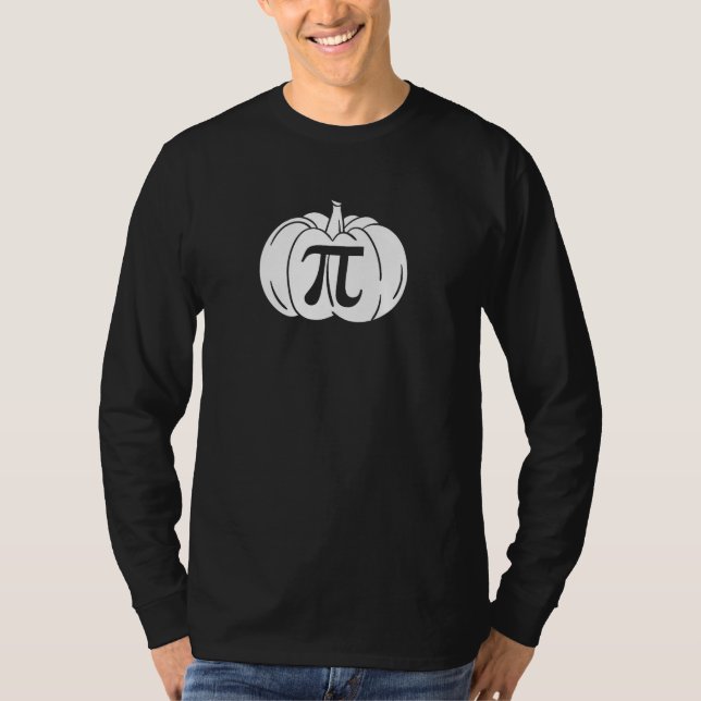 Pumpkin Pi Halloween T Shirt (Framsida)