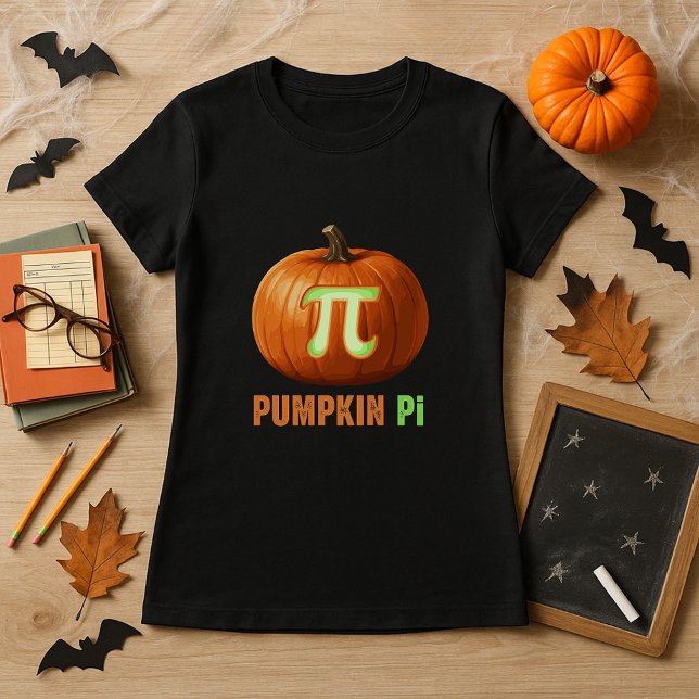 Pumpkin Pi Math Halloween Teacher T Shirt (Skapare uppladdad)