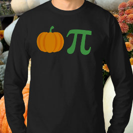 Pumpkin Pi Math Långärmad Tshirt T Shirt