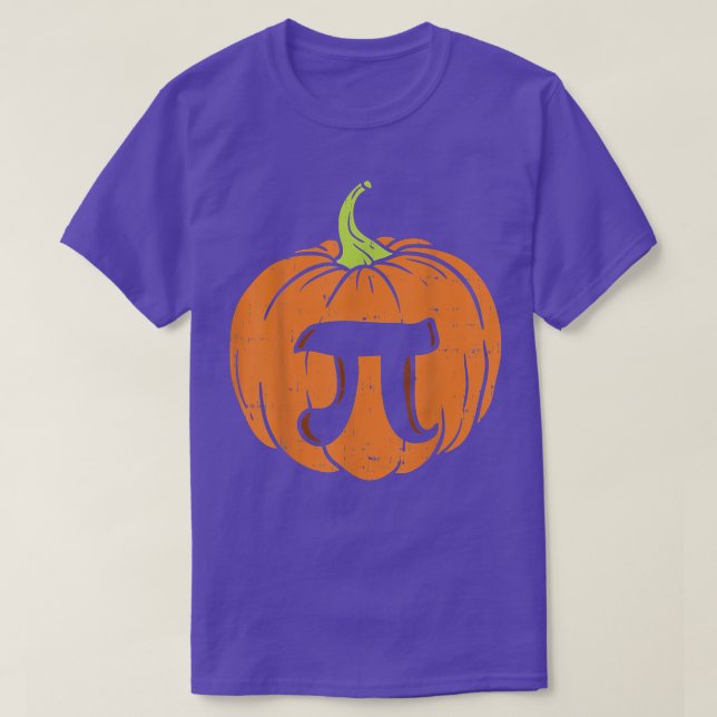 Pumpkin Pi Math Shirt Halloween Thanksgiving Paj D T (Design framsida)