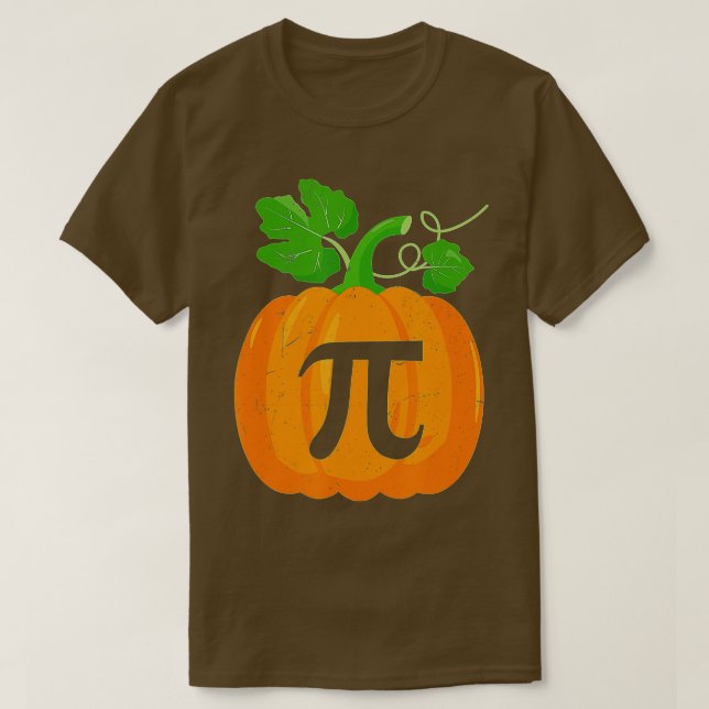 Pumpkin Pi Math Teacher Halloween Thanksgiving Paj T Shirt (Design framsida)