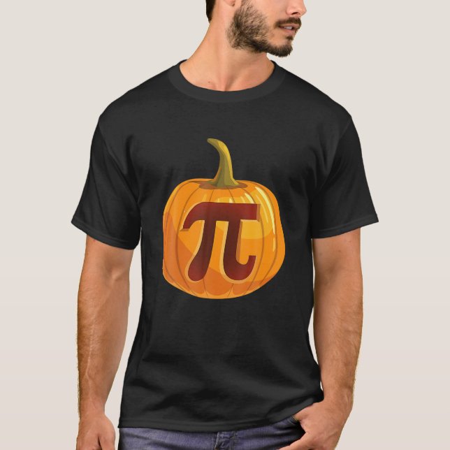 Pumpkin Pi | Paj Math Funny Halloween-lärarkostnad T Shirt (Framsida)