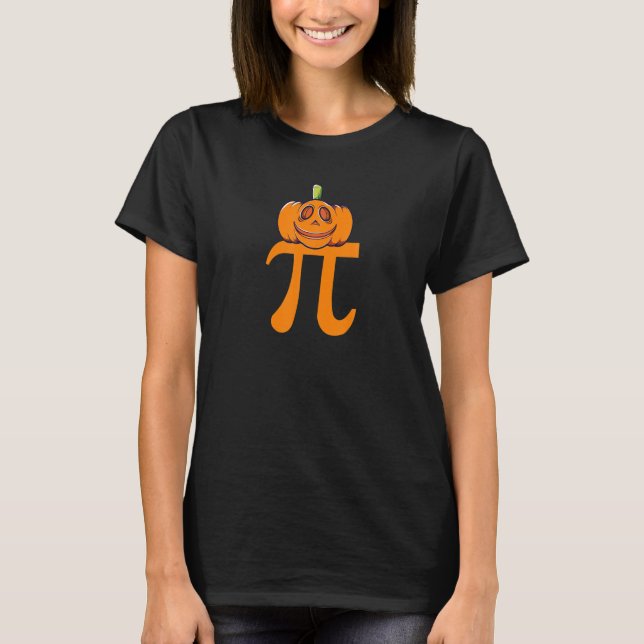 Pumpkin Pi Paj Math T Shirt (Framsida)