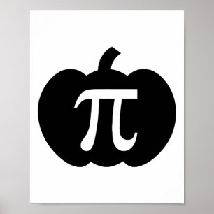 Pumpkin Pi Paj Math Teacher Halloween Funny Kristu Poster
