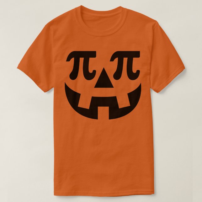 Pumpkin Pi Pie , Punny Halloween Costume, Math Pun T Shirt (Design framsida)