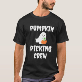 Pumpkin Picking Crew 2021 Funny Halloween Boo T Shirt