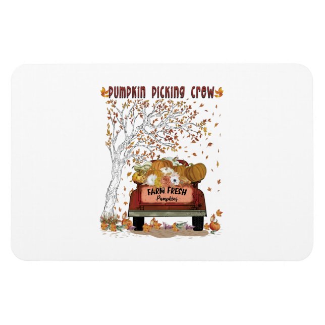Pumpkin Picking Crew Magnet (Horisontell)