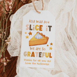 Pumpkin Pie Appreciation Gift Tag Presentetikett