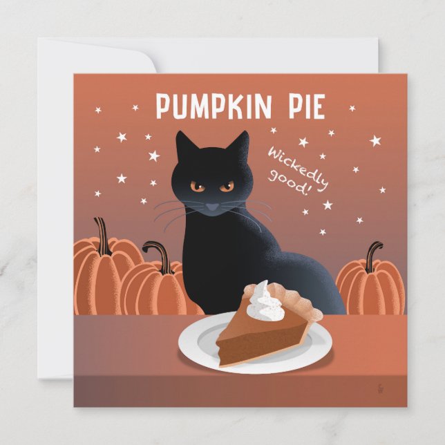Pumpkin Pie card (Framsida)