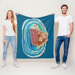 Pumpkin Pie Slice Fleecefilt