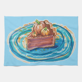 Pumpkin Pie Slice Kökshandduk