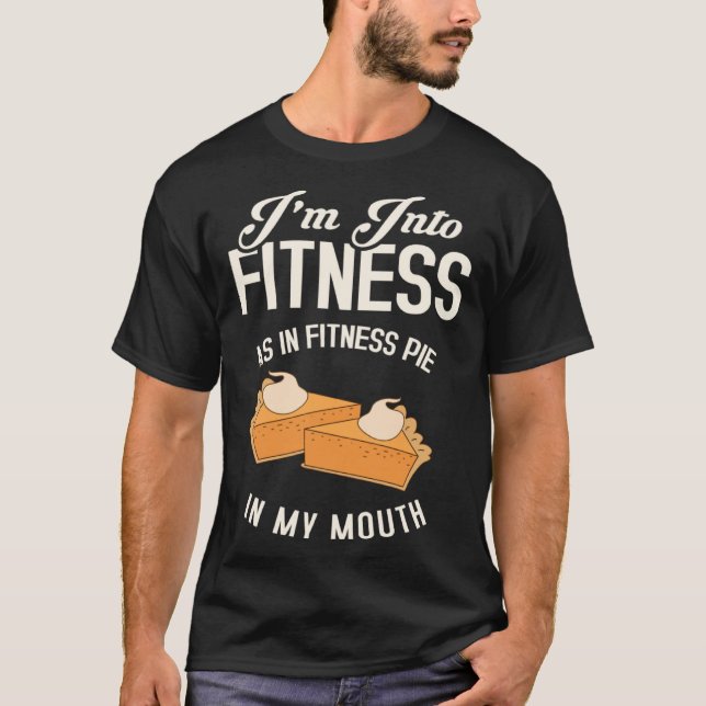 Pumpkin Pie Thanksgiving Fall Autumn Fitness  Idea T Shirt (Framsida)