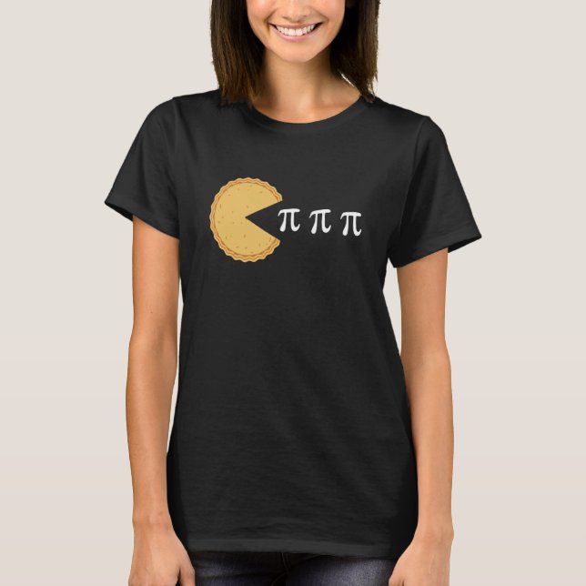 Pumpkin Pie Thanksgiving Pi Day Math Men Women Sci T Shirt (Framsida)