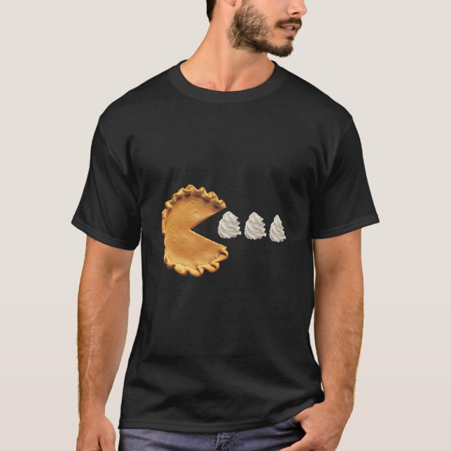 Pumpkin Pie Thanksgiving T Shirt (Framsida)