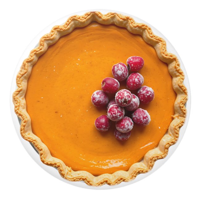Pumpkin Pie with Sugared Cranberries Knopp (Framsidan)