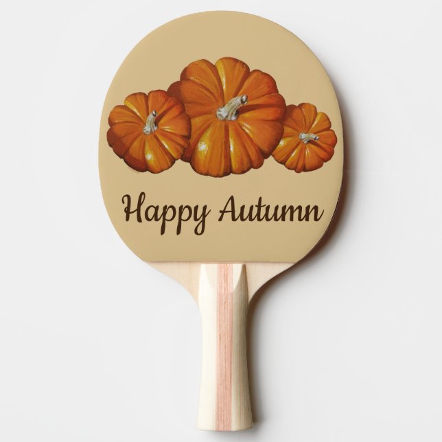 Pumpkin Ping Pong Paddle Pingisracket (Baksidan)