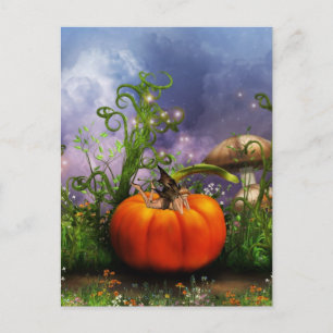 Pumpkin Pixie-vykort Vykort