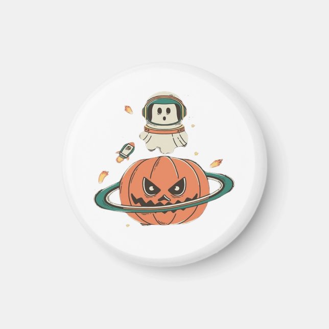 Pumpkin Planet Magnet (Framsidan)