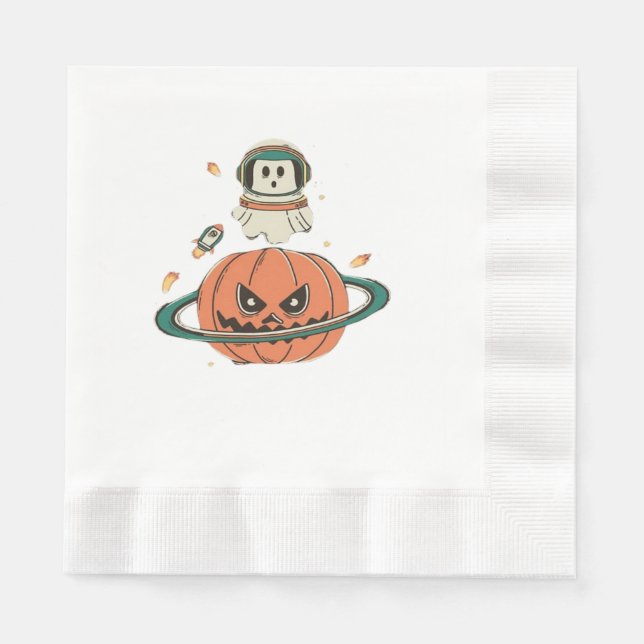 Pumpkin Planet Pappersservett (Framsidan)
