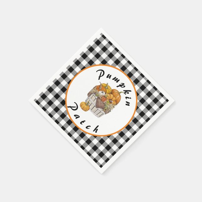 Pumpkin-plåster Pappersservett (Hörn)