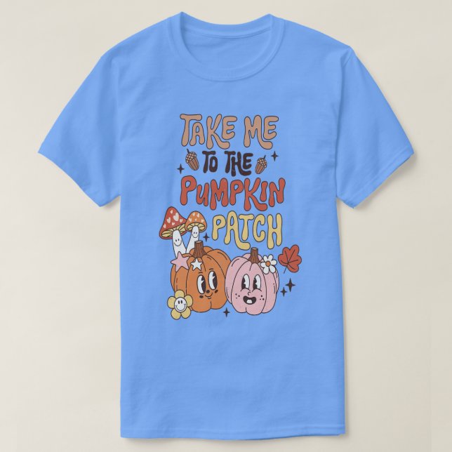 Pumpkin-plåster T Shirt (Design framsida)