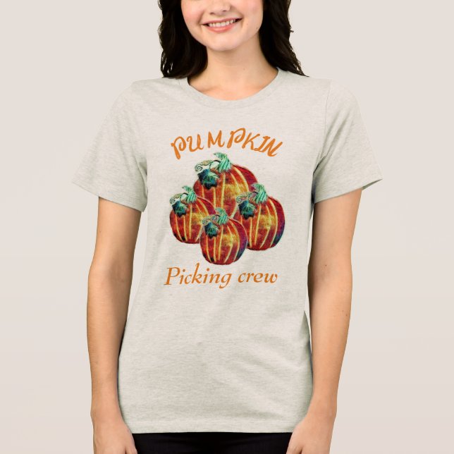Pumpkin-plockbesättning T Shirt (Framsida)
